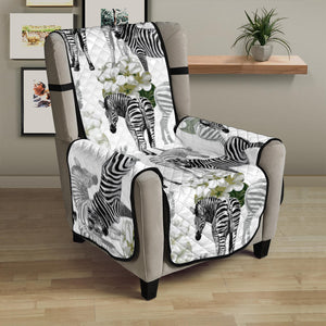 Zebra Pattern Chair Cover Protector