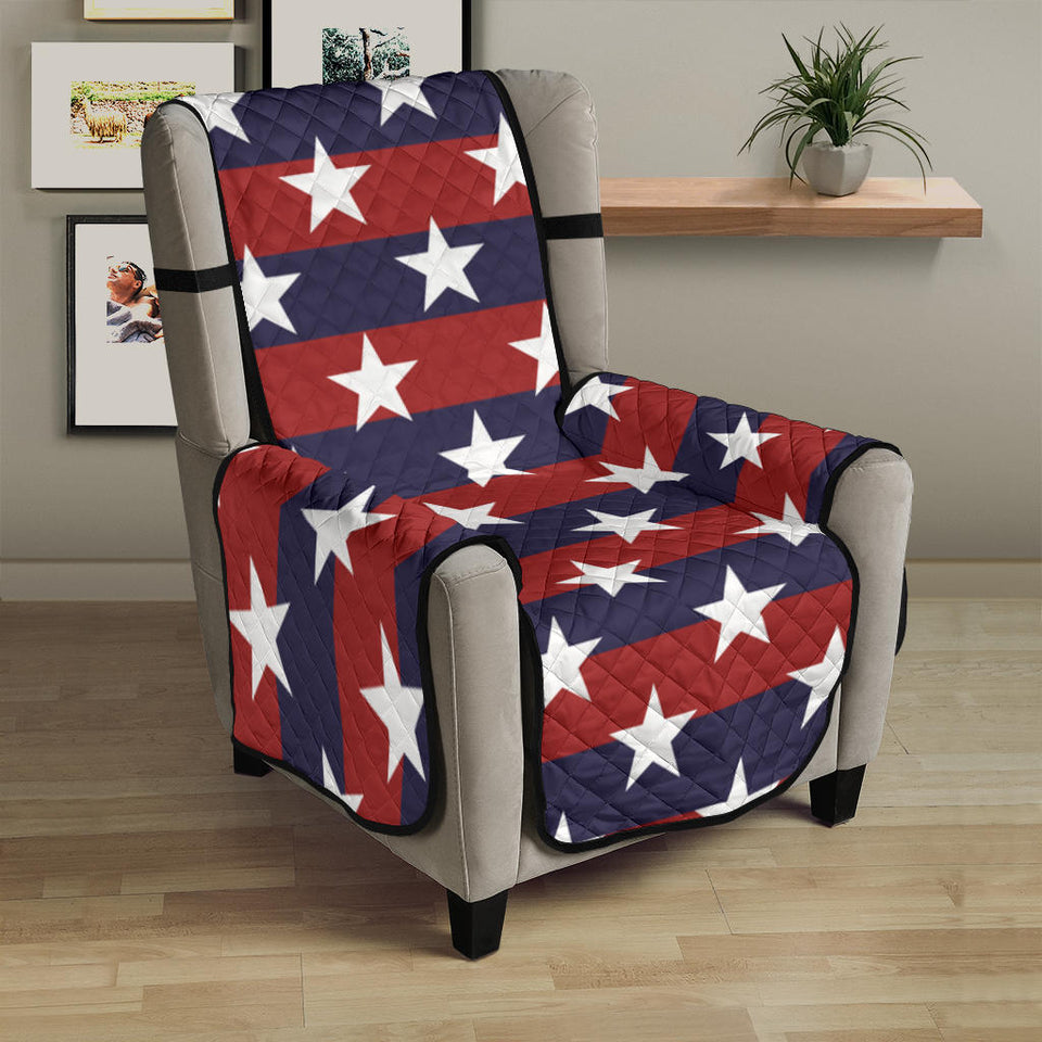 USA Star Pattern Background Chair Cover Protector