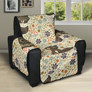 Raccoon Pattern Recliner Cover Protector