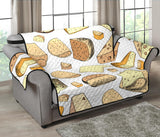 Cheese Pattern Theme Loveseat Couch Cover Protector