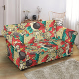 Bowling Pattern Background Loveseat Couch Slipcover