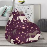 Horse Pattern Background Bean Bag Cover