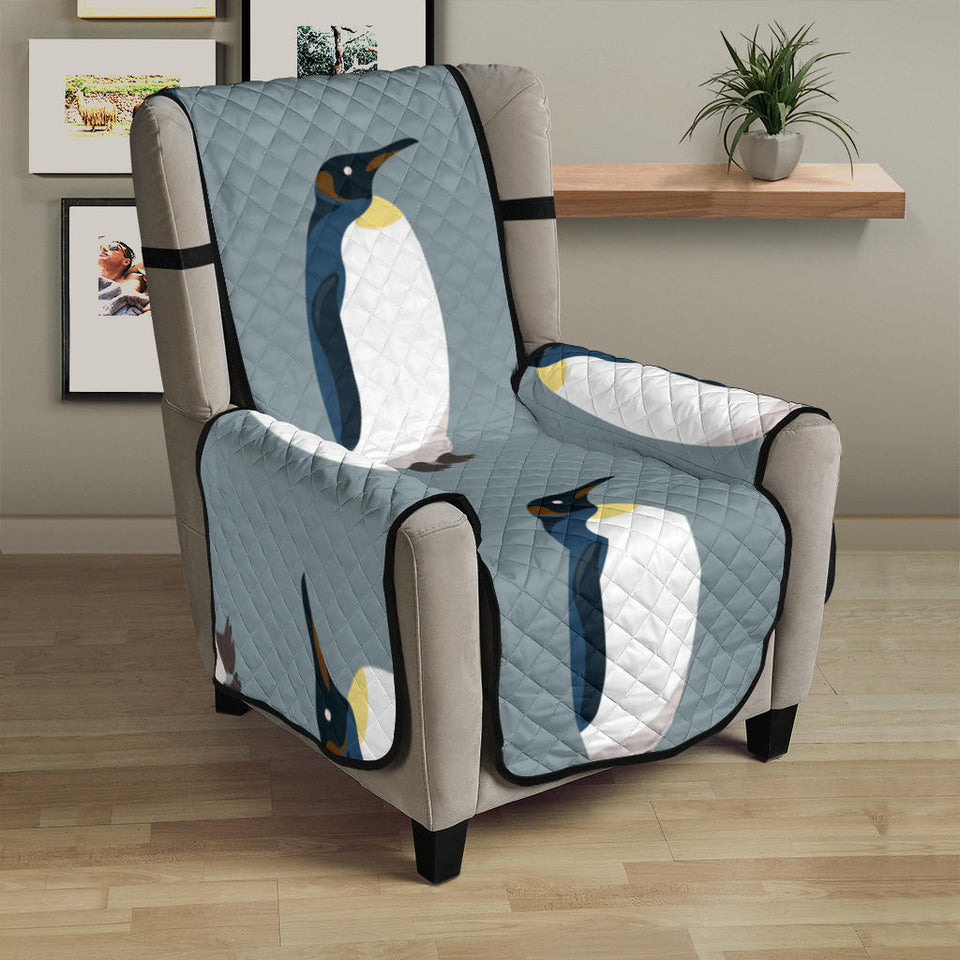 Penguin Pattern Theme Chair Cover Protector