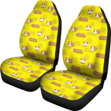 Guinea Pig Pattern Print Design 04 Universal Fit Car Seat Covers