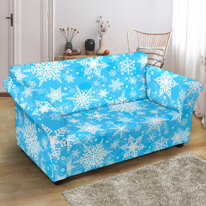 Snowflake Pattern Loveseat Couch Slipcover