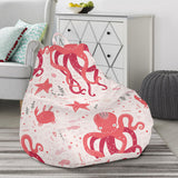 Octopus  Crab Starfish Pattern Bean Bag Cover