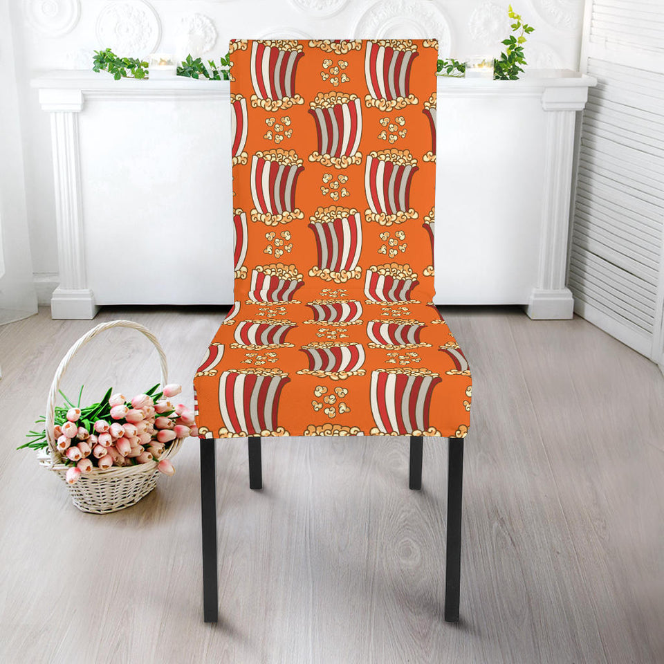 Popcorn Pattern Print Design 05 Dining Chair Slipcover