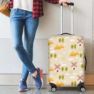 Windmill Pattern Luggage Covers