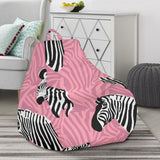 Zebra Head Pattern Bean Bag Cover
