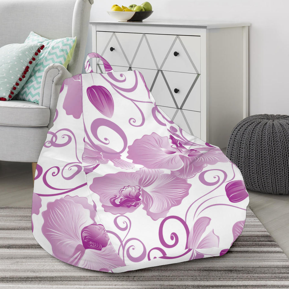 Orchid Pattern Bean Bag Cover