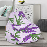 Lavender Pattern Bean Bag Cover