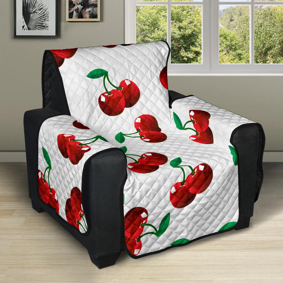 Cherry Pattern Recliner Cover Protector