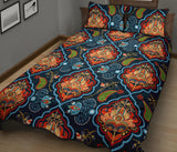 Indian Traditional Pattern Quilt Bed Set