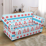 Penguin Sweater Printed Pattern Loveseat Couch Slipcover