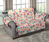 Colorful Coffee Bean Pattern Loveseat Couch Cover Protector