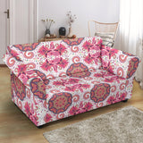 Indian Pattern Loveseat Couch Slipcover