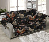 Japanese Crane Pattern Background Sofa Cover Protector