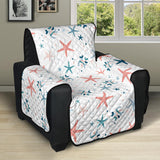 Starfish Pattern Background Recliner Cover Protector