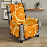 Sliced Orange Pattern Chair Cover Protector