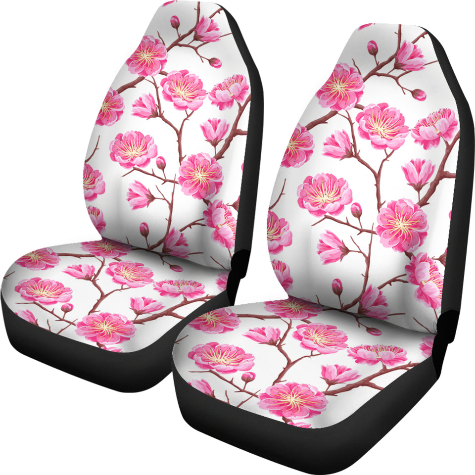 Pink Sakura Pattern Universal Fit Car Seat Covers