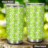 Sliced Kiwi Pattern Background Tumbler