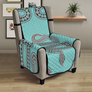 Snake Tribal Pattern Chair Cover Protector