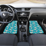 Seagull Pattern Print Design 03 Front and Back Car Mats