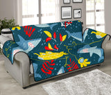 Shark Pattern Sofa Cover Protector
