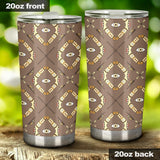 Traditional Boomerang Aboriginal Pattern Tumbler