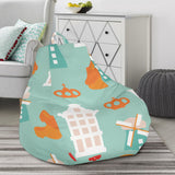 Windmill Pattern Theme Bean Bag Cover