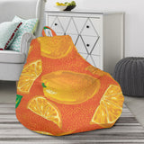 Orange Pattern background Bean Bag Cover