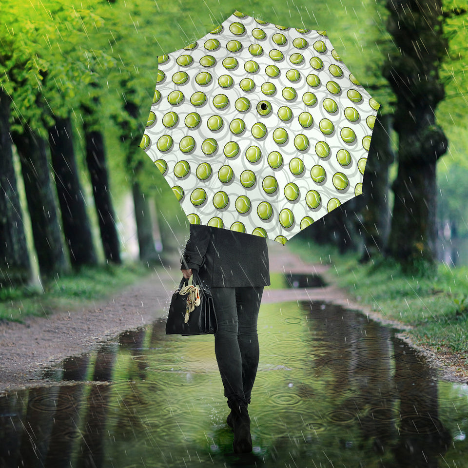 Tennis Pattern Print Design 05 Umbrella