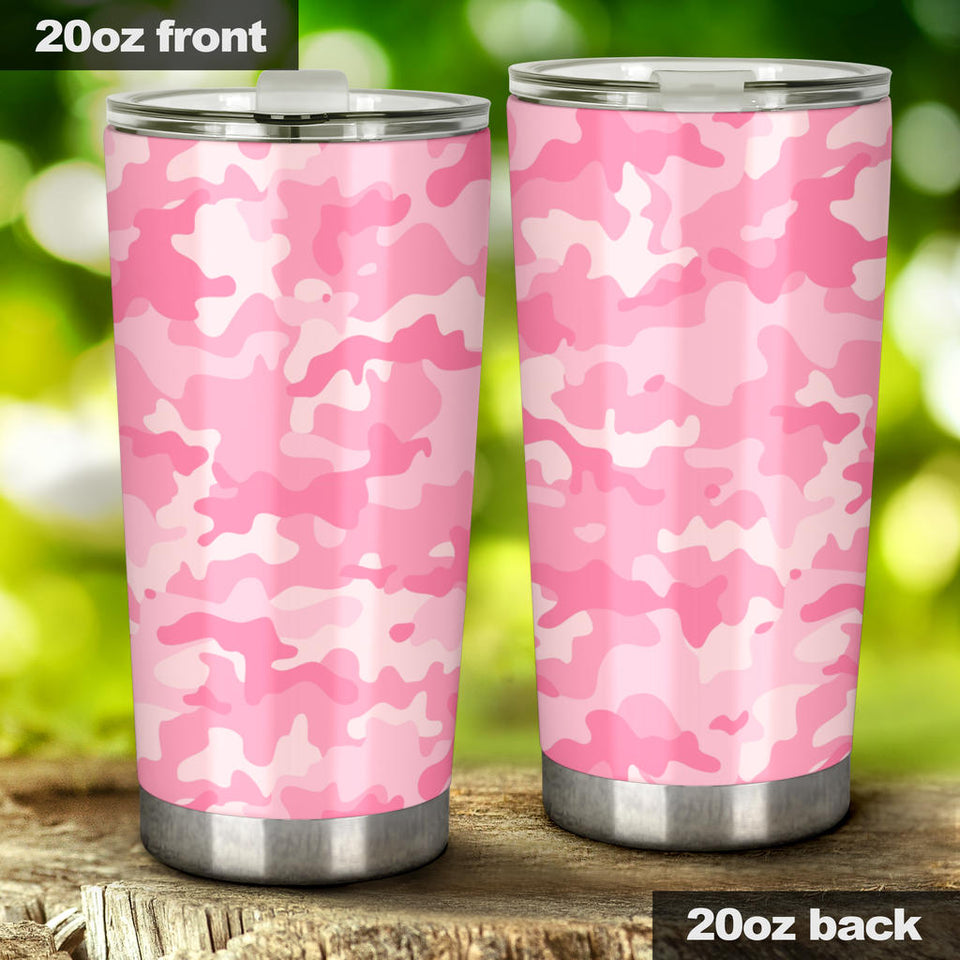 Pink Camo Camouflage Pattern Tumbler