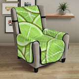 Sliced Lime Pattern Chair Cover Protector