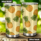 Pineapple Pattern Pokka Dot Background Tumbler