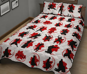 Ninja Pattern Quilt Bed Set
