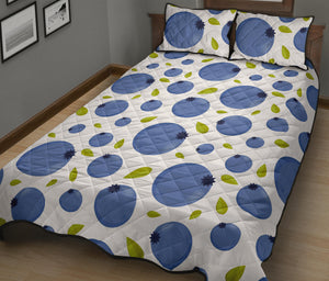 Blueberry Pattern Quilt Bed Set