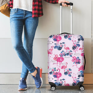 Flamingo Pink Pattern Luggage Covers
