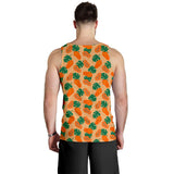 Papaya Leaves Pattern Men Tank Top