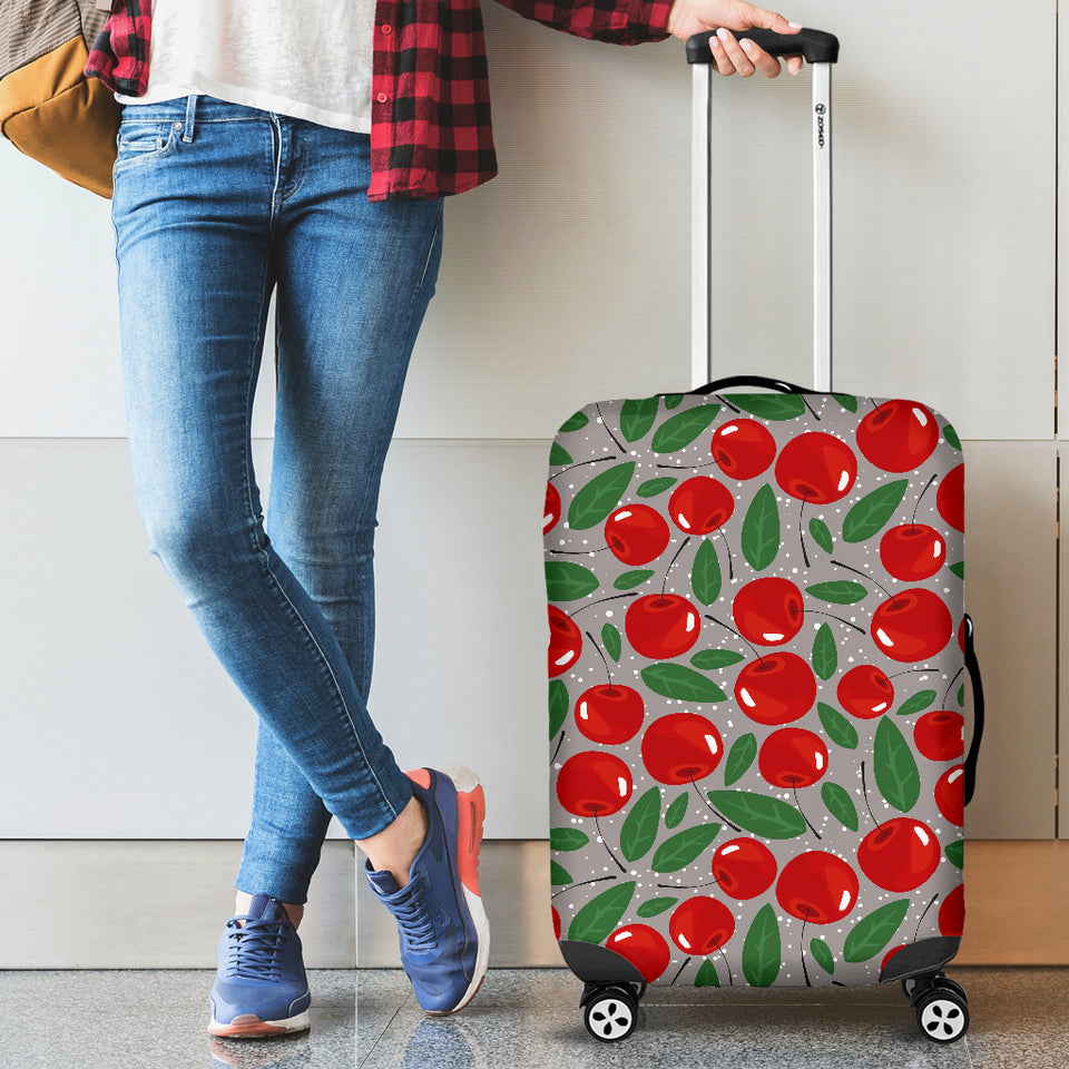 Cherry Leaves Pattern Luggage Covers