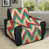 Zigzag Chevron Pattern Recliner Cover Protector