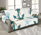 Anchor Shell Starfish Pattern Sofa Cover Protector