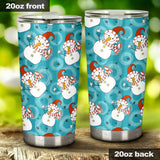 Snowman Chirstmas Pattern Tumbler