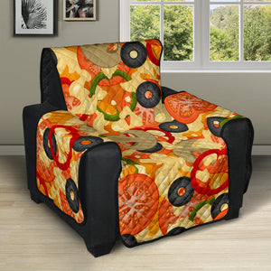 Pizza Texture Pattern Recliner Cover Protector