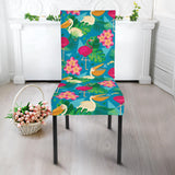 Pelican Pattern Print Design 03 Dining Chair Slipcover