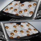 Cute Otter Pattern Car Sun Shade