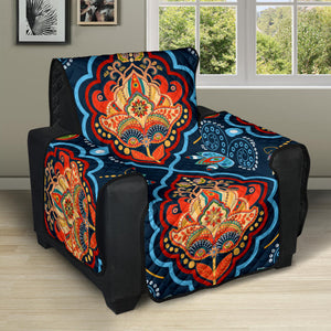 Indian Traditional Pattern Recliner Cover Protector