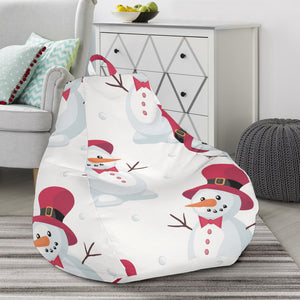 Cute Snowman Pattern Bean Bag Cover