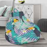 Toucan Pattern Background Bean Bag Cover