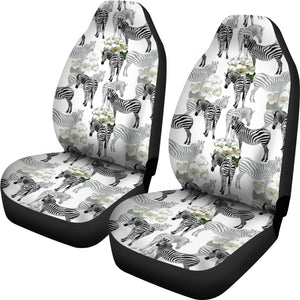 Zebra Pattern Universal Fit Car Seat Covers